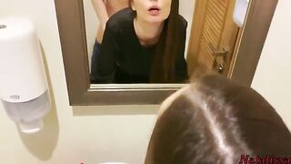 First night sex in the restaurant toilet with Natalissa