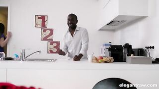 Valentina Ricci cheats on her BF with a big black dick