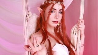 Cupid got his cock soaked with pussy juice on Valentine's Day