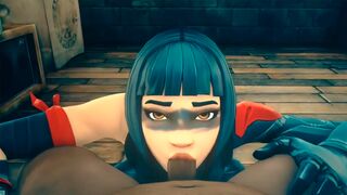 Skinny teen sex in Fortnite compilation, a must-see for fans of the game!