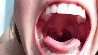 Spit and gagging tour of my mouth