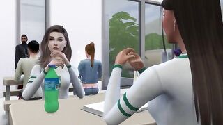 The student has to pass an exam with her professor
