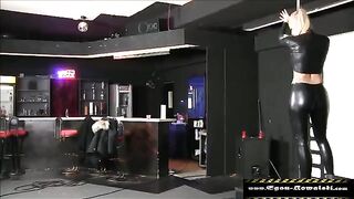 A blonde in latex gets her pussy filled with cum by Egon Kowalski