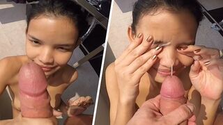 A sexy Thai girl, Lilly Thai, takes on a big cock in this hot compilation