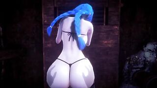 POV of jinxing a hot League of Legends girl