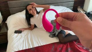 He's controlling my orgasm again, and it's all about the Lovense Lush effect