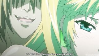 Hentai girl with a big ass gets fucked by two guys