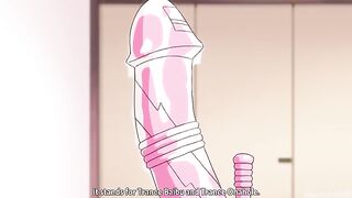 Hentai girl with a big ass gets fucked by two guys
