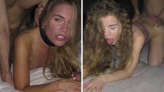 Petite babes Eveline Dellai and Sabrina Spice in action
