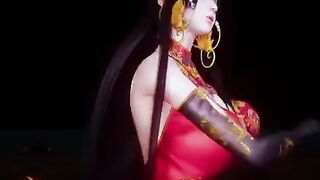 The sexy empress Boa Hancock from One Piece, known for her striking long legs and huge breasts, makes her debut in this captivating video