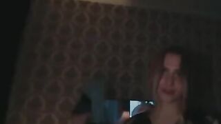 A stepmom gave blowjob to her son’s friend after the party