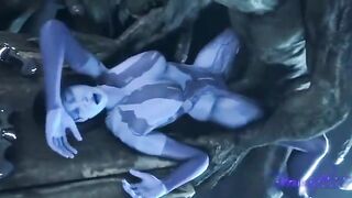 Cortana gets fucked by everyone in an intense, unforgettable scene