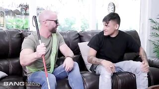 A blind man took advantage of Vienna Black and got intimate with her