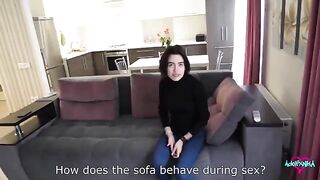 A hot girl realtor cheats on her husband with a client in steamy 4K action