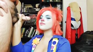 I’m quitting porn, at least that’s what this clown girl thinks