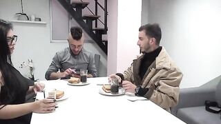 A man fucks his friend's wife in a steamy scene