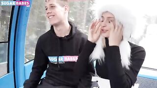 A public encounter with a gorgeous blondie in a sweet spot