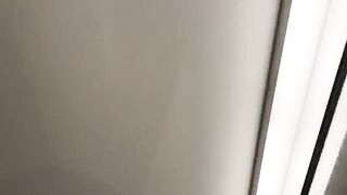 The hot chick is fucking with the sales assistant in the fitting room