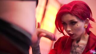 The sexiest cosplay girl Vi from Arcane has the dirtiest dream to get fucked rough