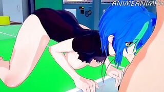 High School DxD Xenovia Quarta Hentai - Akeno Himejima's 3D fuck scene