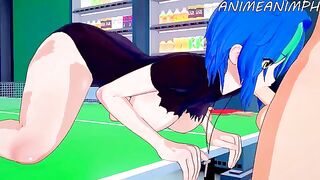 High School DxD Xenovia Quarta Hentai - Akeno Himejima's 3D fuck scene