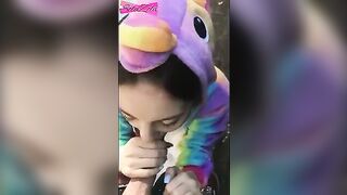 A prank with a hot girl, running wild and free