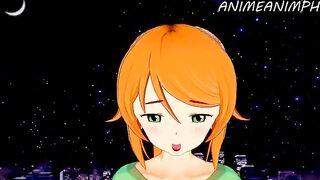 Minecraft Alex gets fucked in a steamy hentai scene