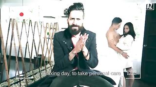 Hot Latina masseuse Maria Calor gets her big tits fucked by a huge dick