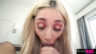 Step Sis Craves a Big Dick Shaped Thing in Her Mouth - PPRNRO