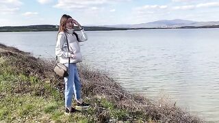 A hot woman met a forester while her husband was at work