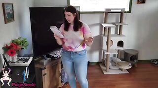 The guy insulted Paige Steele's blowjob skills, so she had to prove him wrong