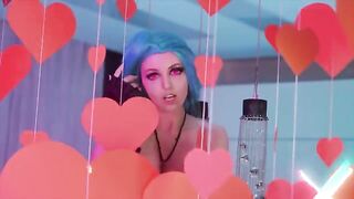 Cute Jinx Valentine edition: ONLY ANAL - a perfect match for her bold style!