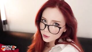 A secretary is being fucked hard by her boss after work hours