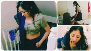 An old man forced the girl to deepthroat and gag, then made her swallow the cum