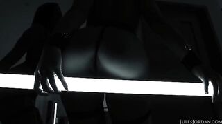 Adriana Chechik gets her asshole gapped in intense anal action
