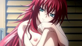 Rias greets her new servant - hentai JOI style