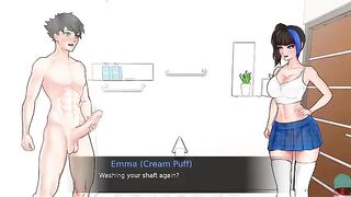 Gameplay with the goddesses in a confined space