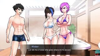 Gameplay with the goddesses in a confined space