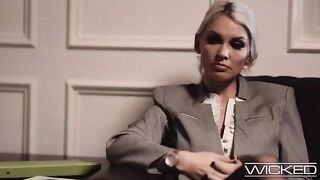 Kenzie Taylor gets fucked by two guys in a therapy session