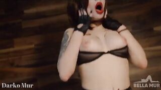 Redhead slut Moxxi fucked by a huge cock with intense passion
