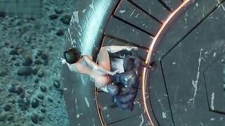 Hot 3D Hentai action with Angelita in an uncensored scene