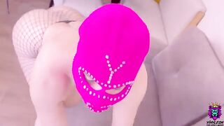 Amateur thick ass Latina gets her asshole gapped hard