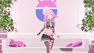 A sexy VTuber plays with her prostatе to make her partner cum