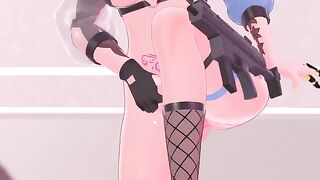 A sexy VTuber plays with her prostatе to make her partner cum