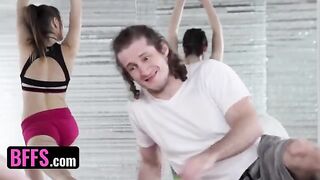 The yoga master fucked with students during the lesson in a steamy session