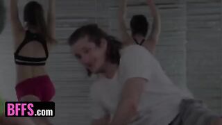 The yoga master fucked with students during the lesson in a steamy session