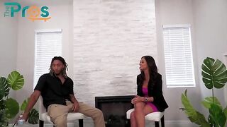 Young football player has his way with a hot sports girl in an intense session