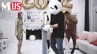 Violet Myers competes in hot games to win hard, intense sex