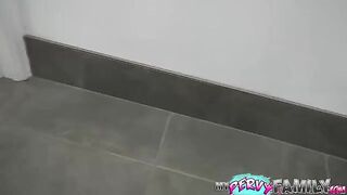 My stepmom is mad at my dad and fucks me hard