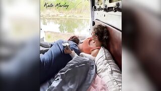 Camping with a hot girl and her vibrator